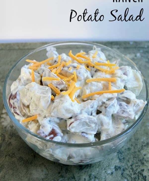 This easy and delicious potato salad is perfect for pot lucks, backyard bbq's, office parties, and more!