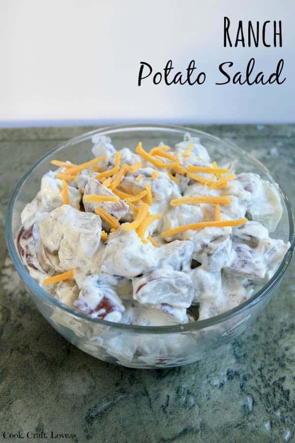 This easy and delicious potato salad is perfect for pot lucks, backyard bbq's, office parties, and more!