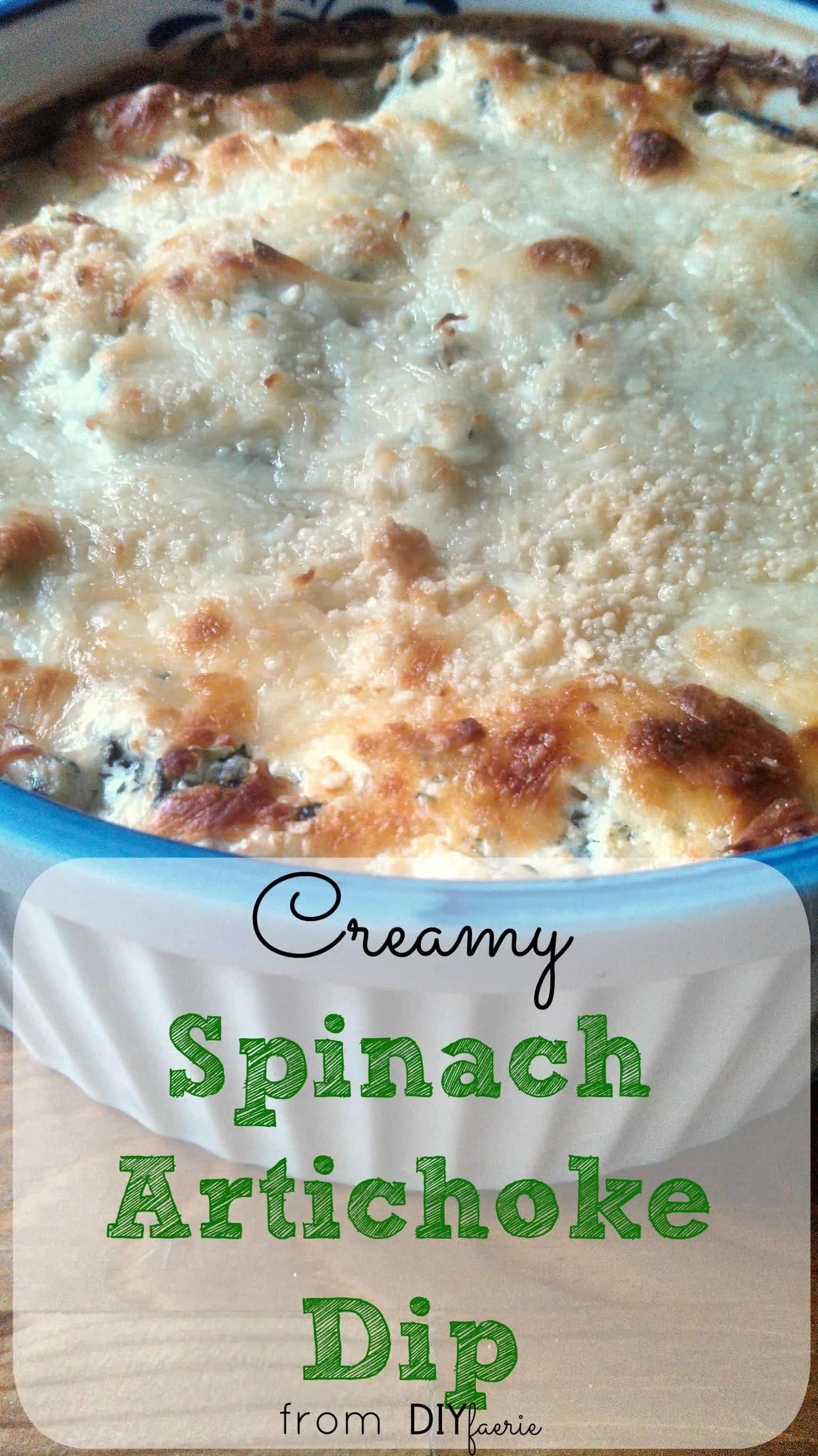 Creamy Spinach Artichoke Dip is a perfect for your next game day or super bowl party!