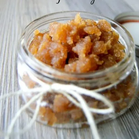 If you're looking for a frugal way to take care of your skin then this diy body scrub is the answer! A homemade body scrub saves you time, money, and chemicals! And you'll never believe the secret moisturizing ingredient!