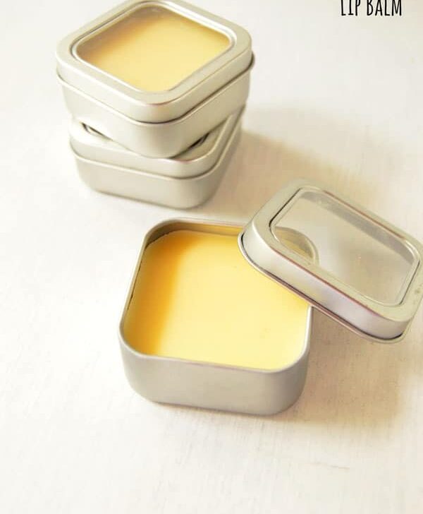 This homemade lip balm makes for a great gift or just an all natural replacement for your store bought balm with tons of ingredients you can't pronounce!