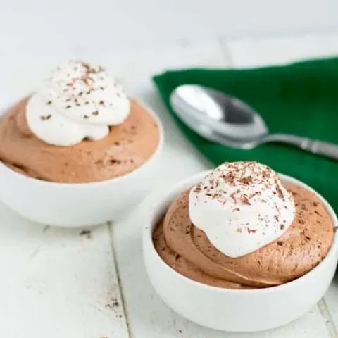 Need a new Bailey's recipe for your St. Patrick's Day celebration? This delicious Bailey's Irish Cream Chocolate Mousse will be your new favorite grown up dessert! And you won't even believe the secret ingredient for a thick and creamy mousse!