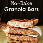 Chewy No-Bake Granola Bars