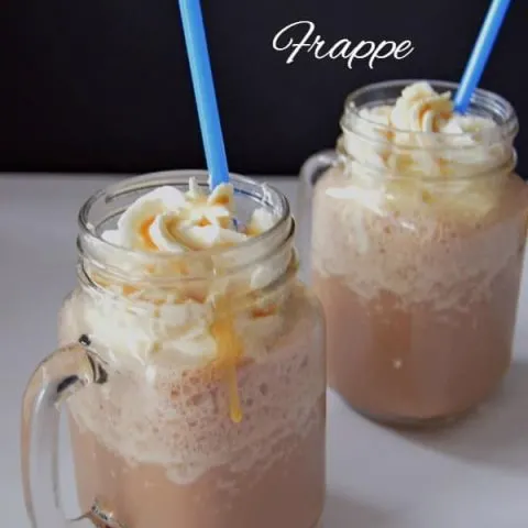 Did you know Kahlua coffee was a thing? Me either! So I whipped up these amazing frappes using kahlua coffee, salted caramel sauce, and a little love. You'll never believe the secret to perfect iced coffee!