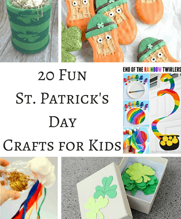 Keep the kids busy celebrating St. Patrick's Day this year with these 20 awesome St. Patrick's Day Crafts for Kids! #8 is my favorite!