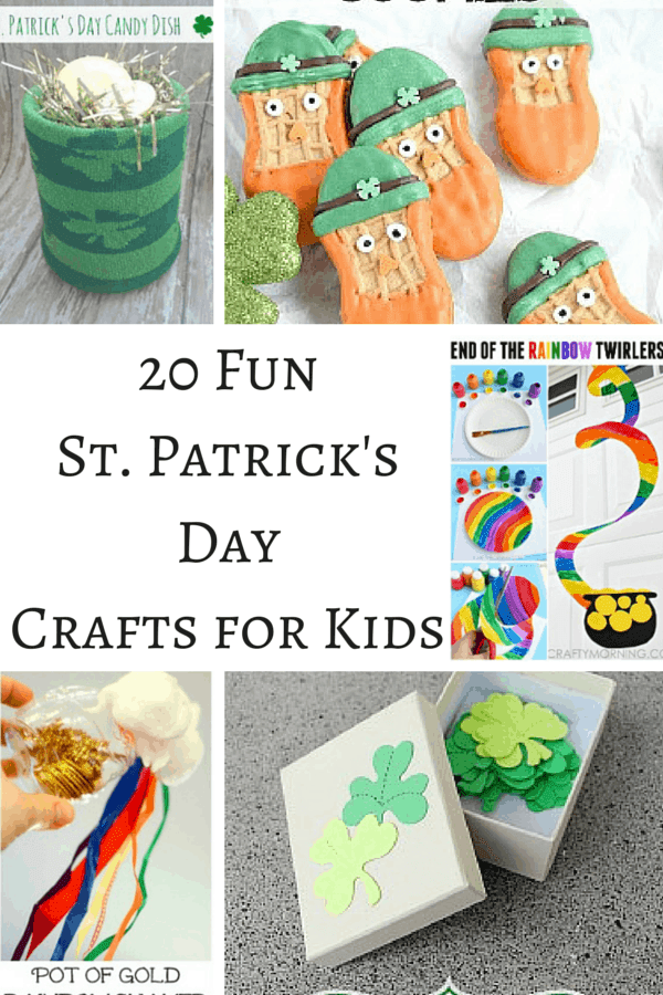 Keep the kids busy celebrating St. Patrick's Day this year with these 20 awesome St. Patrick's Day Crafts for Kids!  #8 is my favorite!