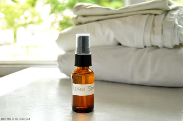 Use this three ingredient, diy linen spray to help you sleep or keep your sports bag smelling fresh!