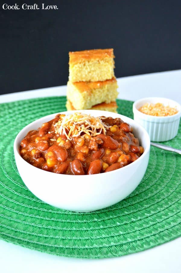 Crockpot recipes are a favorite around here and if it tastes like a taco? Even better! Try this amazing slow cooker taco chili recipe and kill two cravings with one bowl! Plus you'll love how customizeable it is!