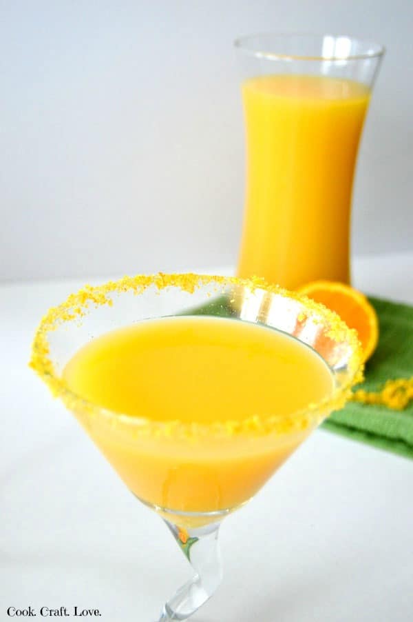 A mimosa martini is a deliciously sweet combination of mimosa flavored vodka and orange juice for a twist on your classic mimosa recipe
