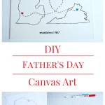 DIY Father’s Day Canvas Art