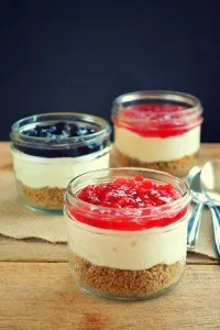 Cheesecake in a jar