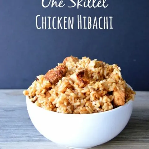 What's better than chicken hibachi? Homemade chicken hibachi in just 20 minutes and one skillet! Make this easy, flavorful chicken hibachi recipe and wow your family at dinner time!