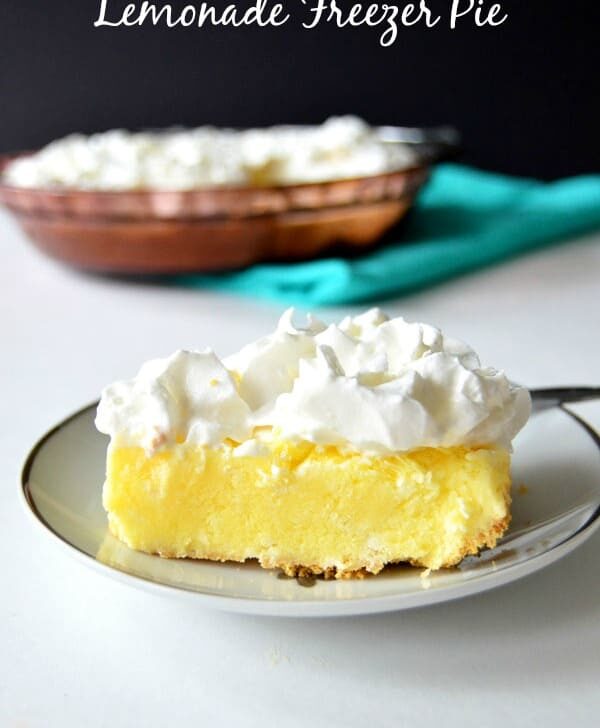 Lemonade freezer pie is a cool and refreshing treat any time of the year!