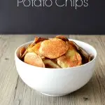 30 Minute Baked Potato Chips