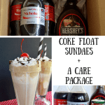 Coke Float Sundaes + a Care Package