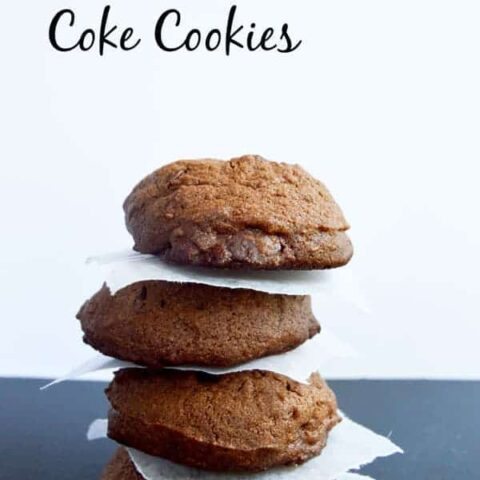 If you're looking for the perfect cookie recipe try these double fudge cookies infused with coca cola syrup! You'll never need another chocolate cookie recipe again!