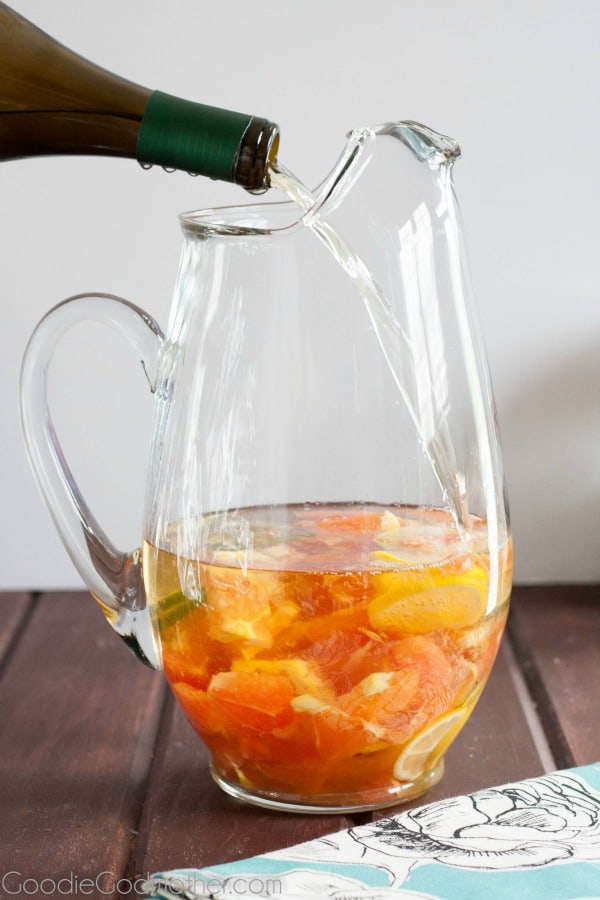 Sangria is a fun and fruity way to enjoy a glass of wine with friends this weekend. This Sunshine State Sangria brings all your favorite tropical flavors together into one delicious sangria recipe!