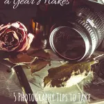 What a Difference a Year Makes {5 Photography Tips to Take Your Blog to the Next Level}