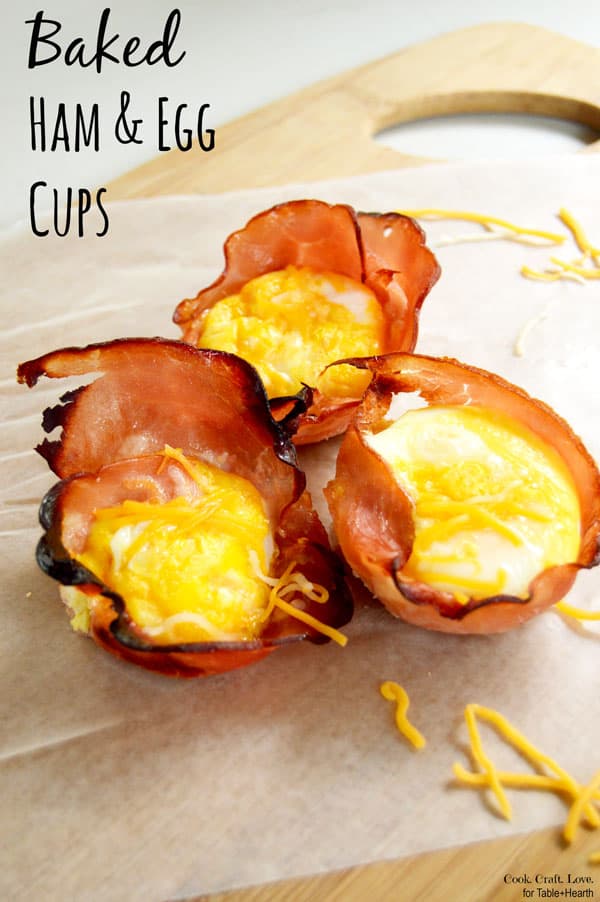 Baked ham and egg cups are a simple and healthy way to get breakfast on the table in just 20 minutes on those busy mornings!