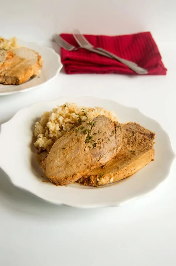 Smithfield's marinated pork loin is a super simple way to bring a lot of flavor to the table with minimum effort. Cook it low and slow in the crock pot for an asian pork loin the whole family will love!
