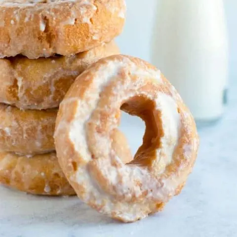 Whether you spell it donut or doughnut you can't go wrong with these easy and delicious old fashioned homemade sour cream doughnuts!