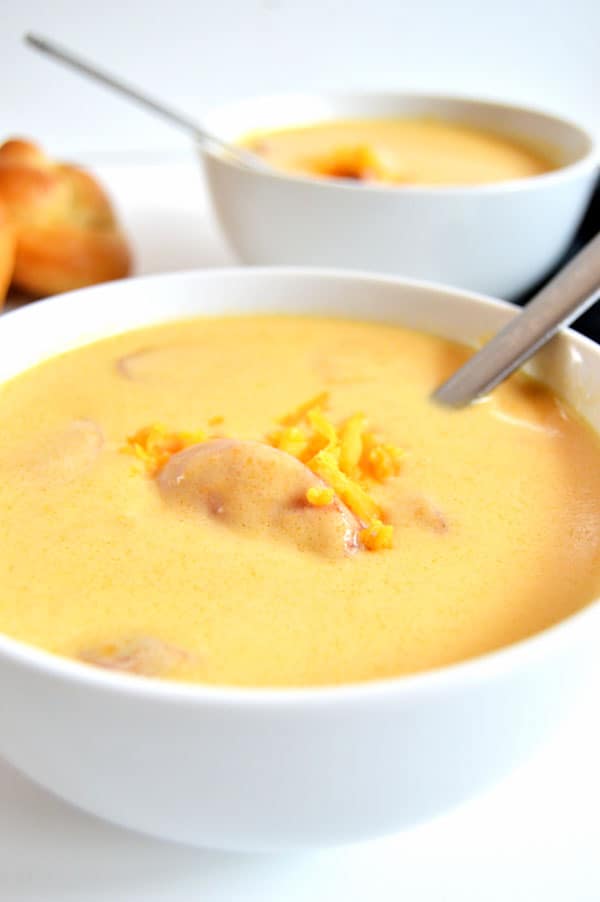 German cheese soup is a flavor that takes me back to my favorite Oktoberfest celebrations! And it's perfect for keeping you warm all winter long
