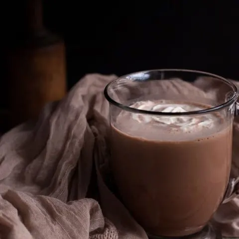 Chai hot chocolate is a spicy twist on tea and hot cocoa and perfect to keep you warm this winter!