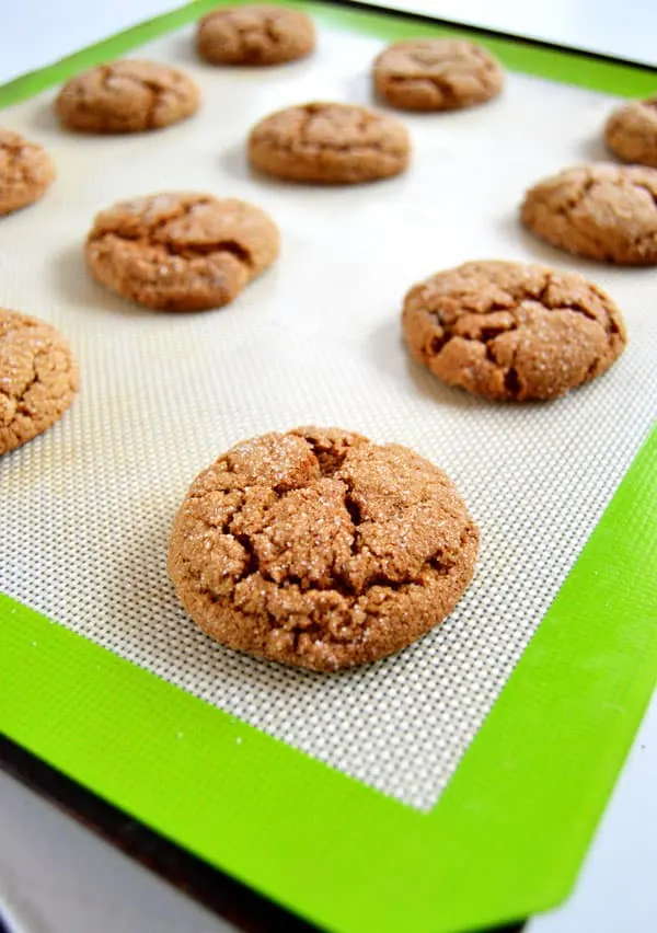 Chewy molasses cookies are my version of a family favorite!