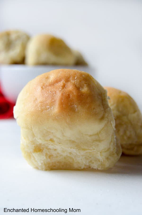 Bread machine yeast rolls are easy and delicious and require just 10 minutes of hands on time!