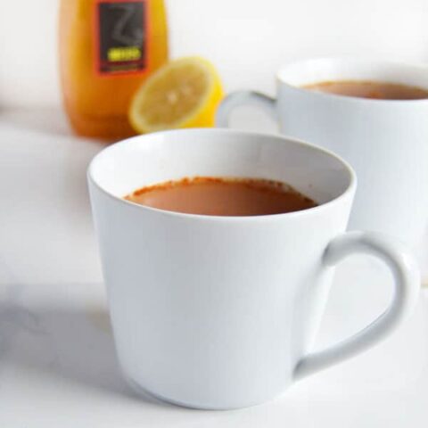 If you've got a sore throat then whip up a cup of this sore throat tea and you'll be back on your feet in a flash!