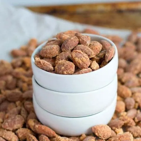 Candied almonds are perfect for snacking, topping ice cream, or sharing with friends!