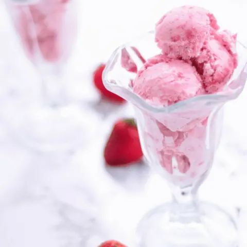 Strawberry lavender ice cream is a sweet summer treat that's fresh and perfect for hot days.