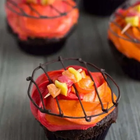 These grill cupcakes are easy to put together and perfect for your next backyard bbq or Father's Day celebration!