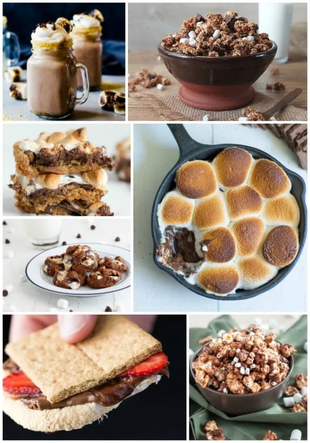 In honor of National S'mores Day I'm bringing you 18 of the most delicious and simple s'mores recipes perfect for any time of year!