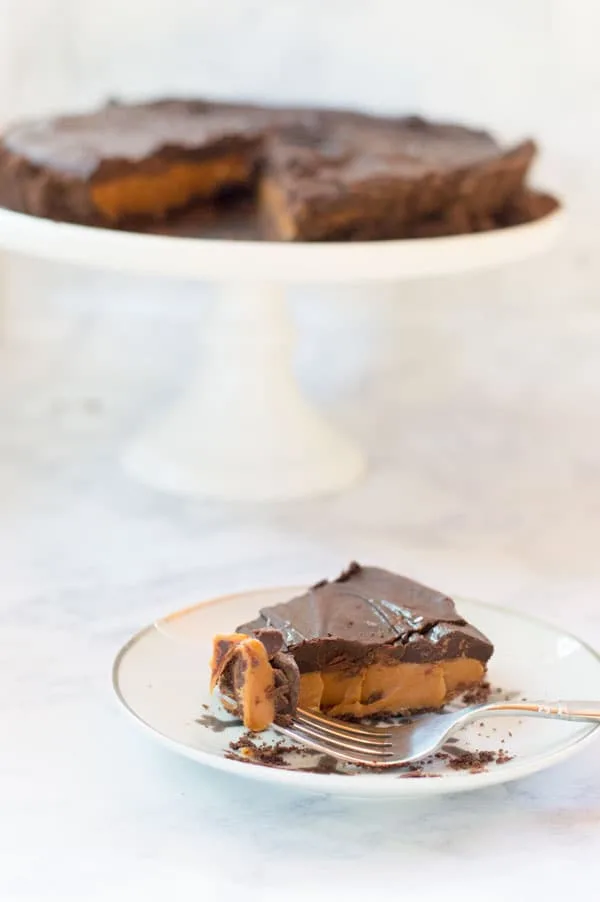 Salted caramel and milk chocolate come together perfectly in this creamy, decadent chocolate salted caramel tart!