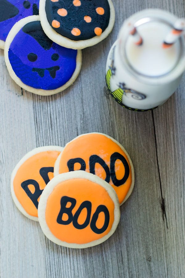 Halloween sugar cookies are a simple and fun way to celebrate the holiday!