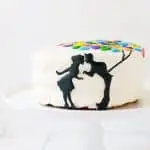 Up Inspired Anniversary Cake