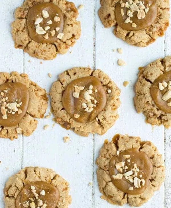 Peanut brittle shines in these peanut brittle cookies that are a great way to use up leftover brittle from the holidays!