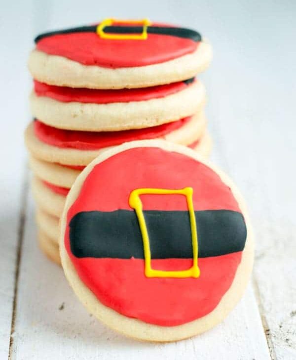 Get in the Christmas spirit with these fun and simple Santa Cookies!