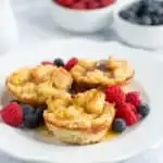 Honey Vanilla French Toast Muffins