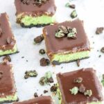 Better than Girl Scout Cookies Mint Oreo Cheesecake Bars