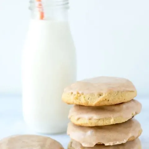Soft maple cinnamon sugar cookies are the perfect fall cookie to share with friends and family.