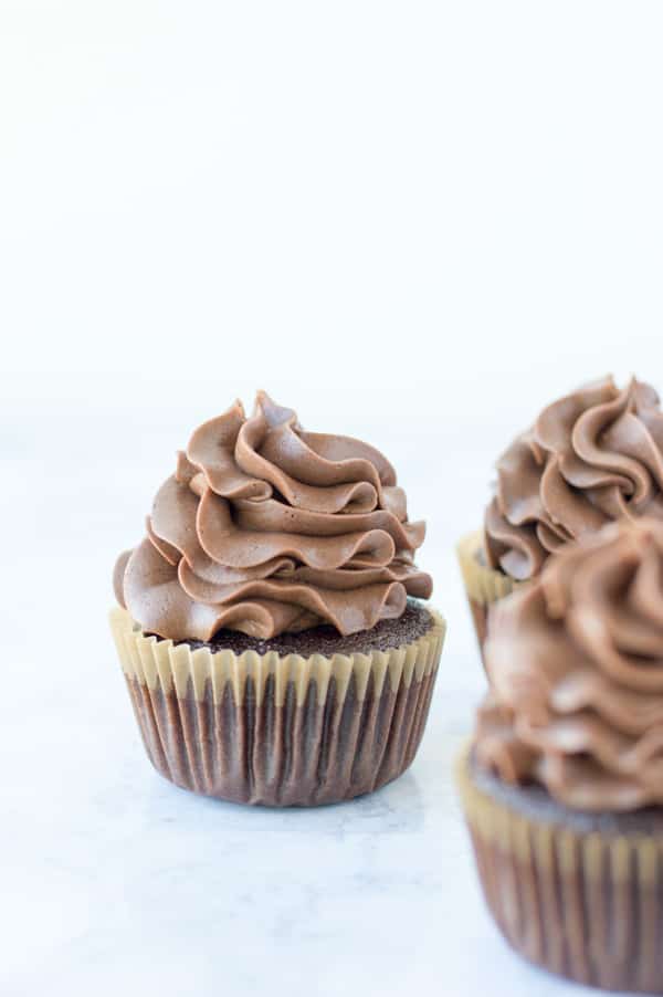 You don't need any special ingredients for these decadent vegan chocolate cupcakes!