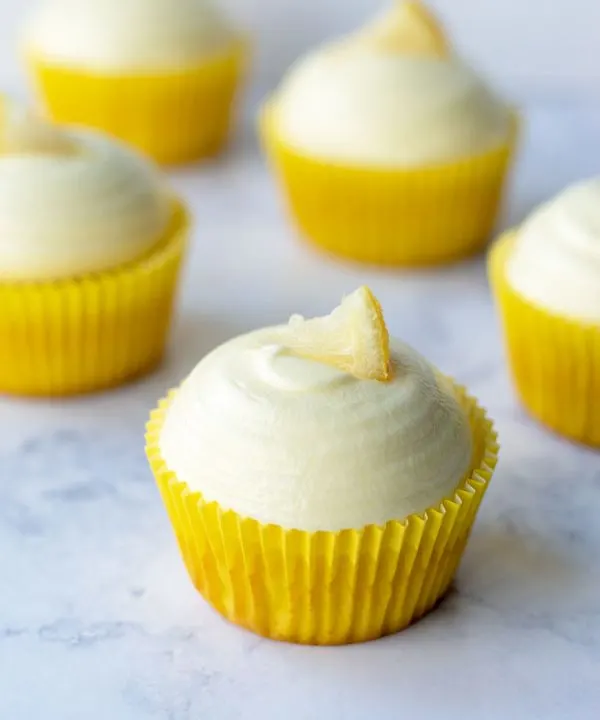 These lemony lemon cupcakes are the perfect mix of tart and sweet! And with lemonade powder for that tangy lemon flavor they couldn’t get any easier!