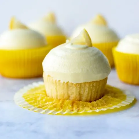Perfectly Tart Lemon Cupcakes